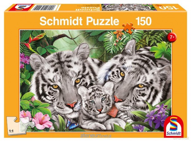 SCHMIDT 150 el. Rodzina tygrysów [PUZZLE]