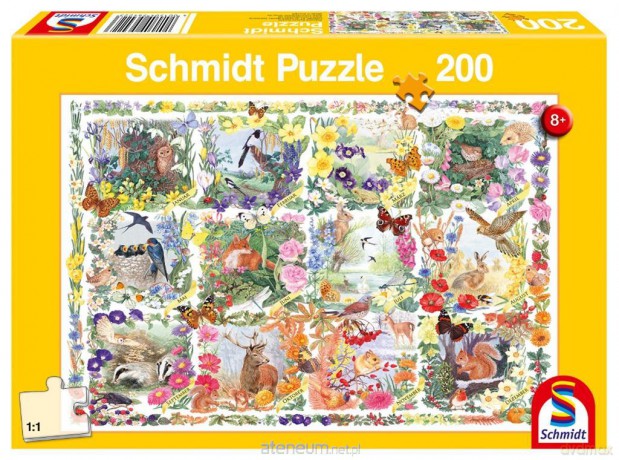 SCHMIDT 200 el. Kalendarz przyrodniczy [PUZZLE]