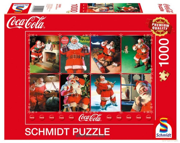 SCHMIDT PQ 1000 el. Coca-Cola Święty Mikołaj [PUZZLE]