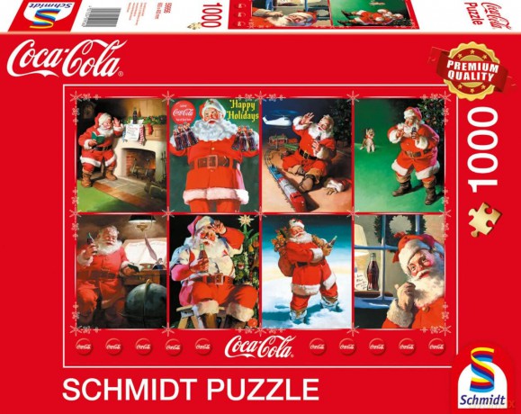 SCHMIDT PQ 1000 el. Coca-Cola Święty Mikołaj [PUZZLE]