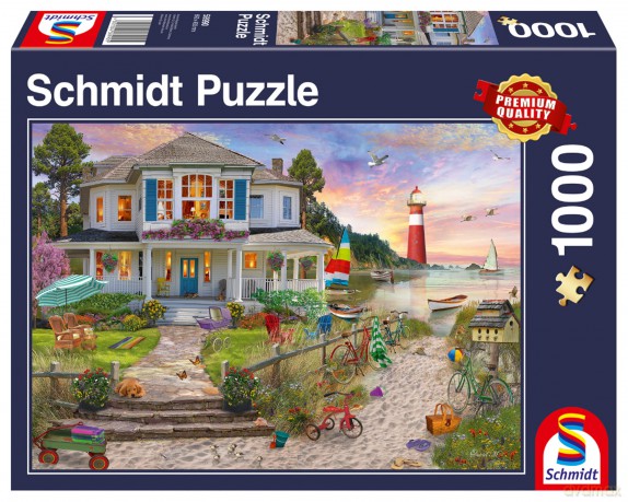 SCHMIDT PQ 1000 el. Dom na plaży [PUZZLE]