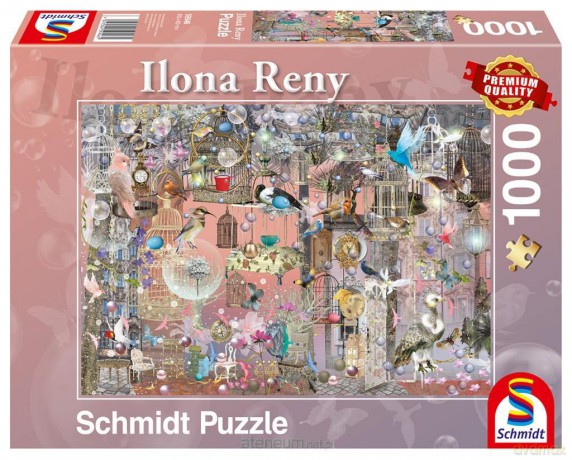 SCHMIDT PQ 1000 el. Ilona Reny Różowe piękno [PUZZLE]