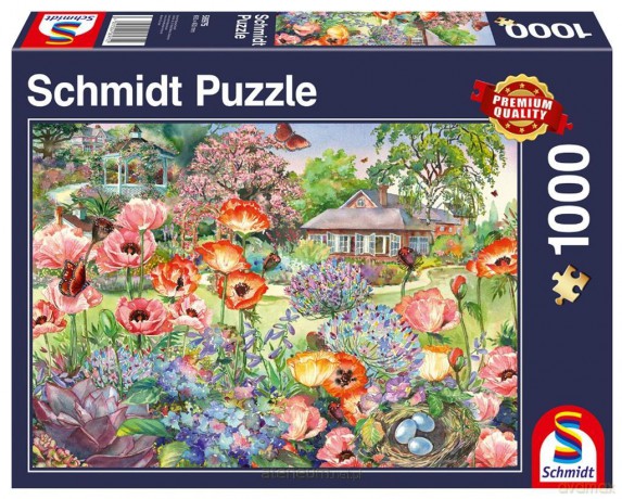 SCHMIDT PQ 1000 el. Kwitnący ogród [PUZZLE]