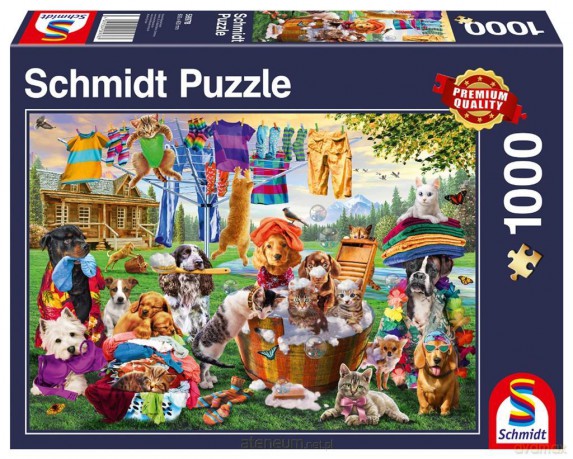 SCHMIDT PQ 1000 el. Ogród pełen zwierzaków [PUZZLE]
