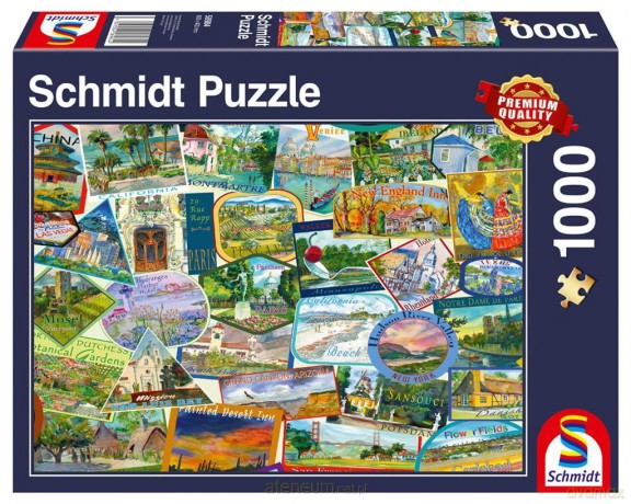 SCHMIDT PQ 1000 el. Pamiątki z podróży [PUZZLE]