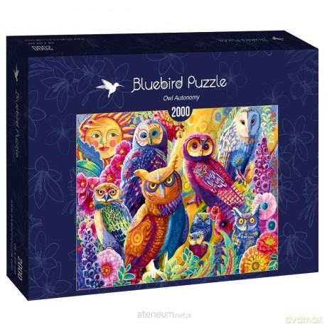 SHANTY 2000 el. Kolorowe sowy [PUZZLE]