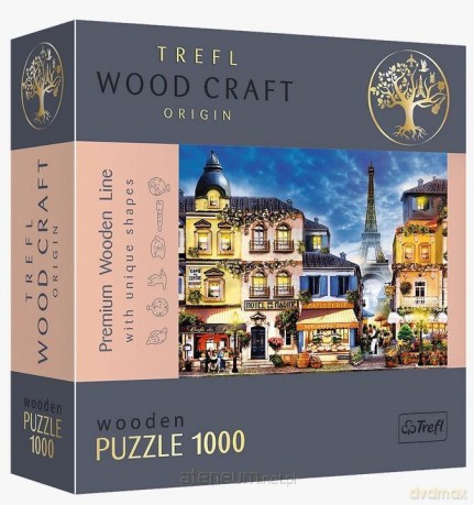 TREFL Puzzle drewniane 1000 el. Francuska uliczka [PUZZLE]