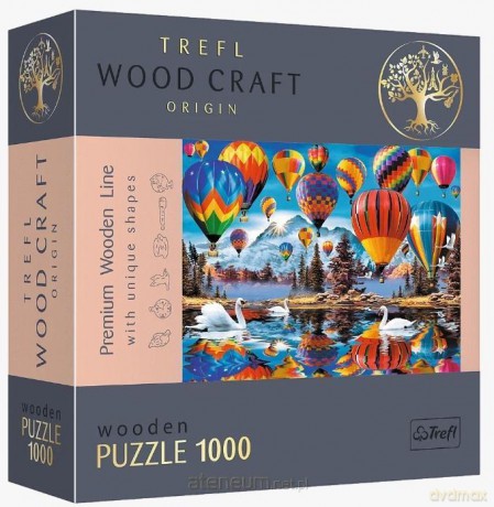 TREFL Puzzle drewniane 1000 el. Kolorowy Balony [PUZZLE]
