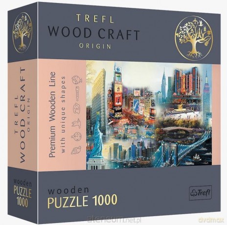 TREFL Puzzle drewniane 1000 el. Nowy Jork - kolaż [PUZZLE]