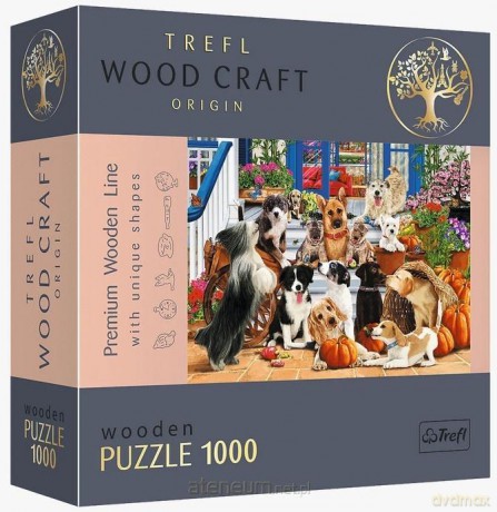 TREFL Puzzle drewniane 1000 el. Psia przyjaźń [PUZZLE]