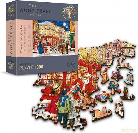 TREFL Puzzle drewniane 1000 el. Świąteczna aleja [PUZZLE]