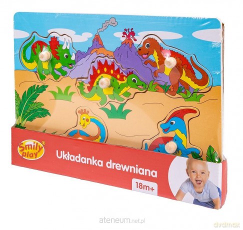 Układanka drewniana Dinozaury