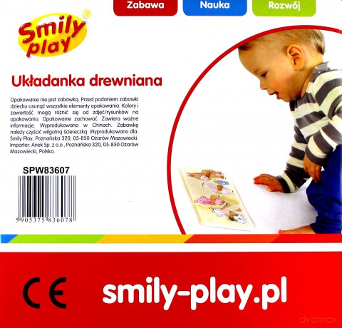 Układanka drewniana Farma uchwyty