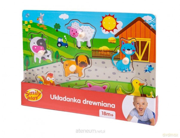 Układanka drewniana Zagroda