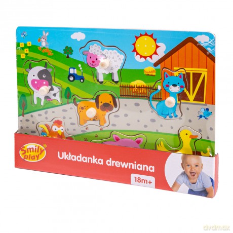 Układanka drewniana Zagroda