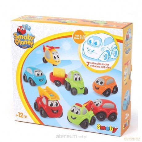 Vroom Planet Zestaw 7 pojazdów