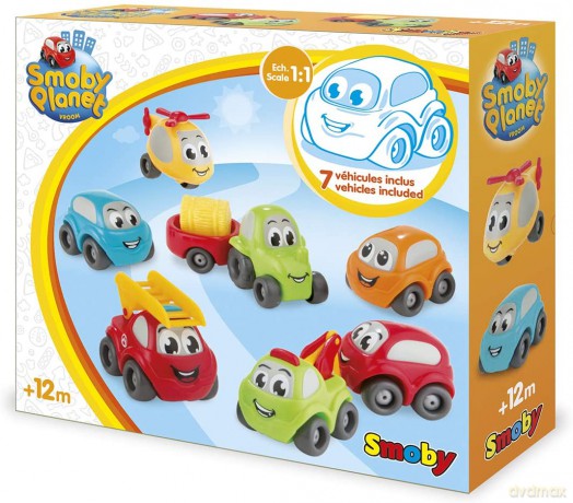 Vroom Planet Zestaw 7 pojazdów