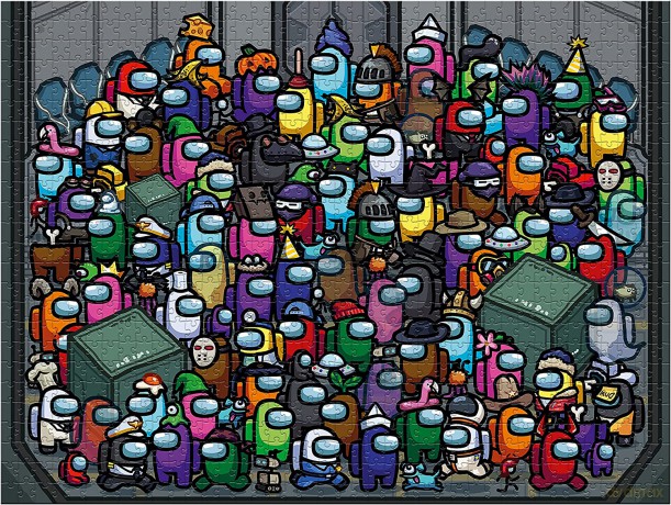 WINNING MOVES 1000 el. Among Us [PUZZLE]