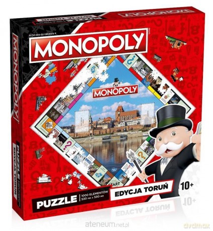 WINNING MOVES 1000 el. Monopoly Board Toruń [PUZZLE]
