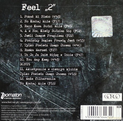 Feel: 2 [CD]