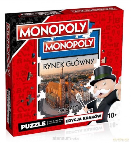 WINNING MOVES 1000 el. Monopoly Square Kraków Rynek [PUZZLE]