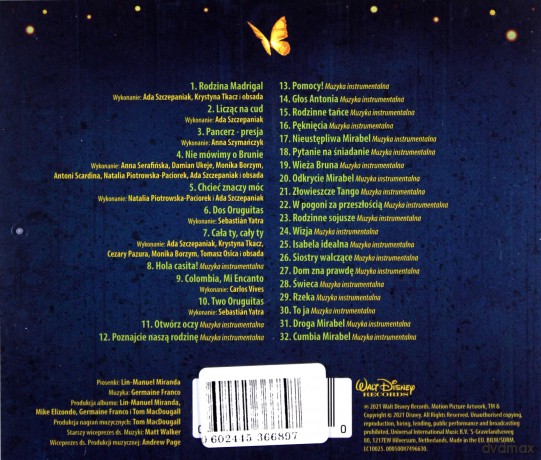 Nasze Magiczne Encanto soundtrack [CD]