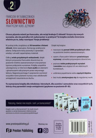 Francuski w tłumaczeniach. Słownictwo 2 Poziom B1-B2 - Janina Radej [KSIĄŻKA]