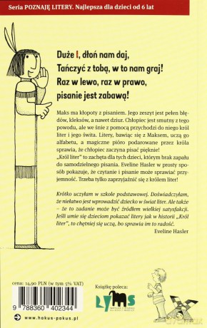 Król Liter Litery Drukowane - Eveline Hasler [KSIĄŻKA]