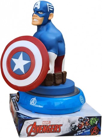 Lampka nocna 3D Captain America 25cm MV15911