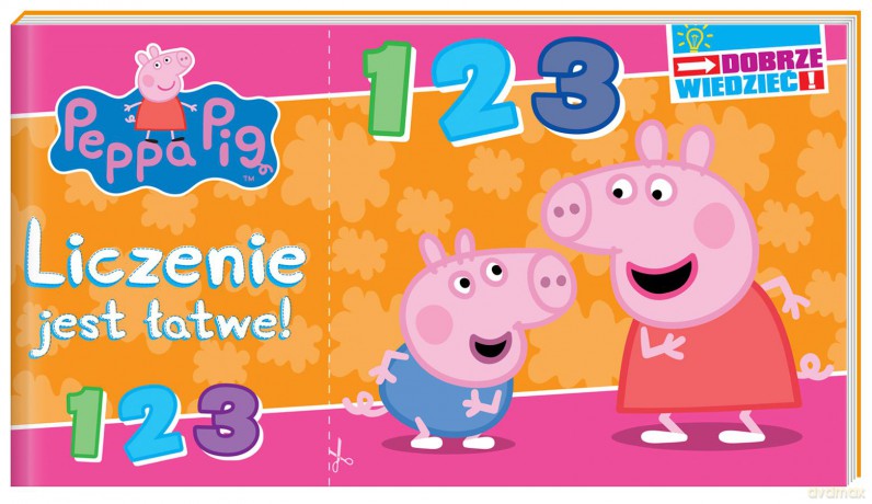 Liczenie jest łatwe! Świnka Peppa. Dobrze wiedzieć [KSIĄŻKA]