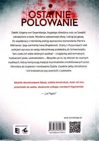 Ostatnie polowanie - Jean-Christophe Grangé [KSIĄŻKA]