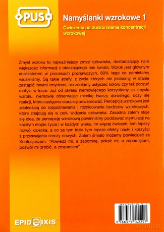 PUS Namyślanki wzrokowe 1 - Agata Indrychowska [KSIĄŻKA]