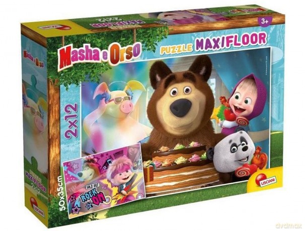 Puzzle 2w1 maxi Masza i niedźwiedź 304-86115 [PUZZLE]