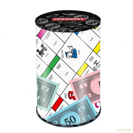 Skarbonka Starpak metalowa okrągła Monopoly