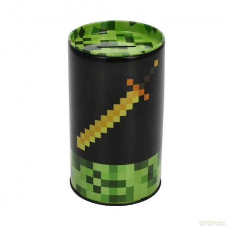 Skarbonka Starpak metalowa okrągła Pixel Game