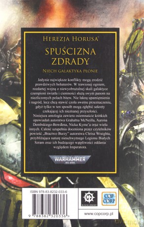 Spuścizna Zdrady. Herezja Horusa - Graham McNeill [KSIĄŻKA]