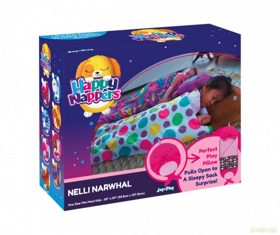 Śpiworek Happy Nappers Nelli różowy narwal