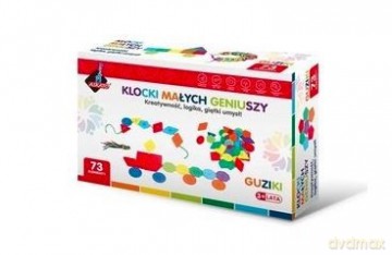 Klocki małych geniuszy - Guziki 73 el. [KLOCKI]