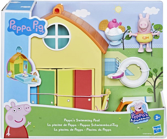 Zestaw figurek Świnka Peppa Basen [FIGURKA]