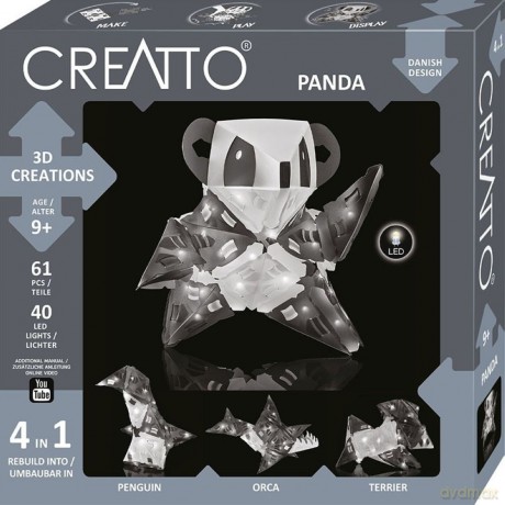 Zestawy Kreatywny- Creatto Świecąca Panda