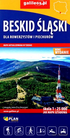 Beskid Śląski 2022 - mapa papierowa 1:25 000