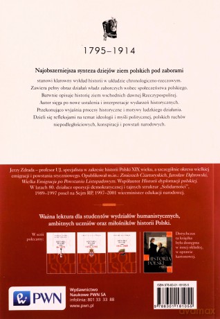 Historia Polski 1795-1914 - Jerzy Zdrada [KSIĄŻKA]