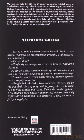 Kryminały przedwojennej Warszawy (Tom 97) Samobójstwo w hotelu Bristol - Wacław Wirski [KSIĄŻKA]