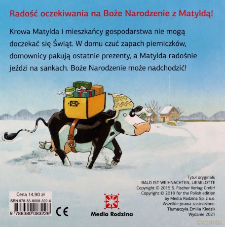 Matyldo, niedługo święta! - Alexander Steffensmeier [KSIĄŻKA]