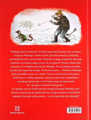 Pettson i Findus. Niezwykły Święty Mikołaj - Sven Nordqvist [KSIĄŻKA]