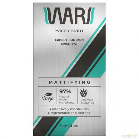 WARS Men Aloe Vera&Opuncja Krem matujący