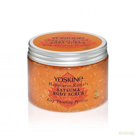 Yoskine Happiness Rituals Cukrowy Peeling do ciała Satsuma 300g