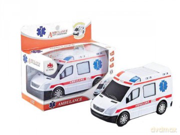Ambulans na baterie światło, dźwięk