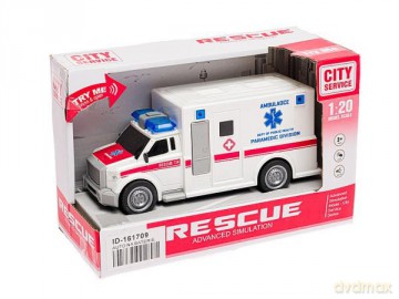 Auto ambulans na baterie