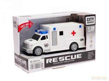 Auto ambulans na baterie